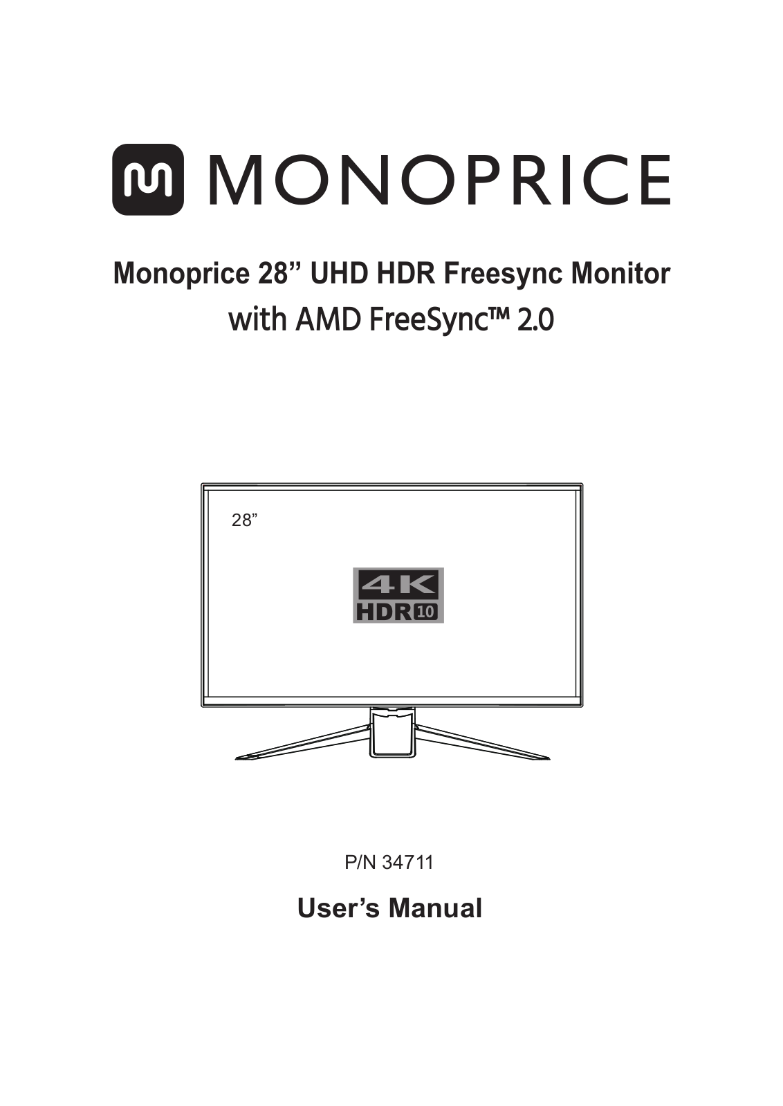 Monoprice 34711 User Manual