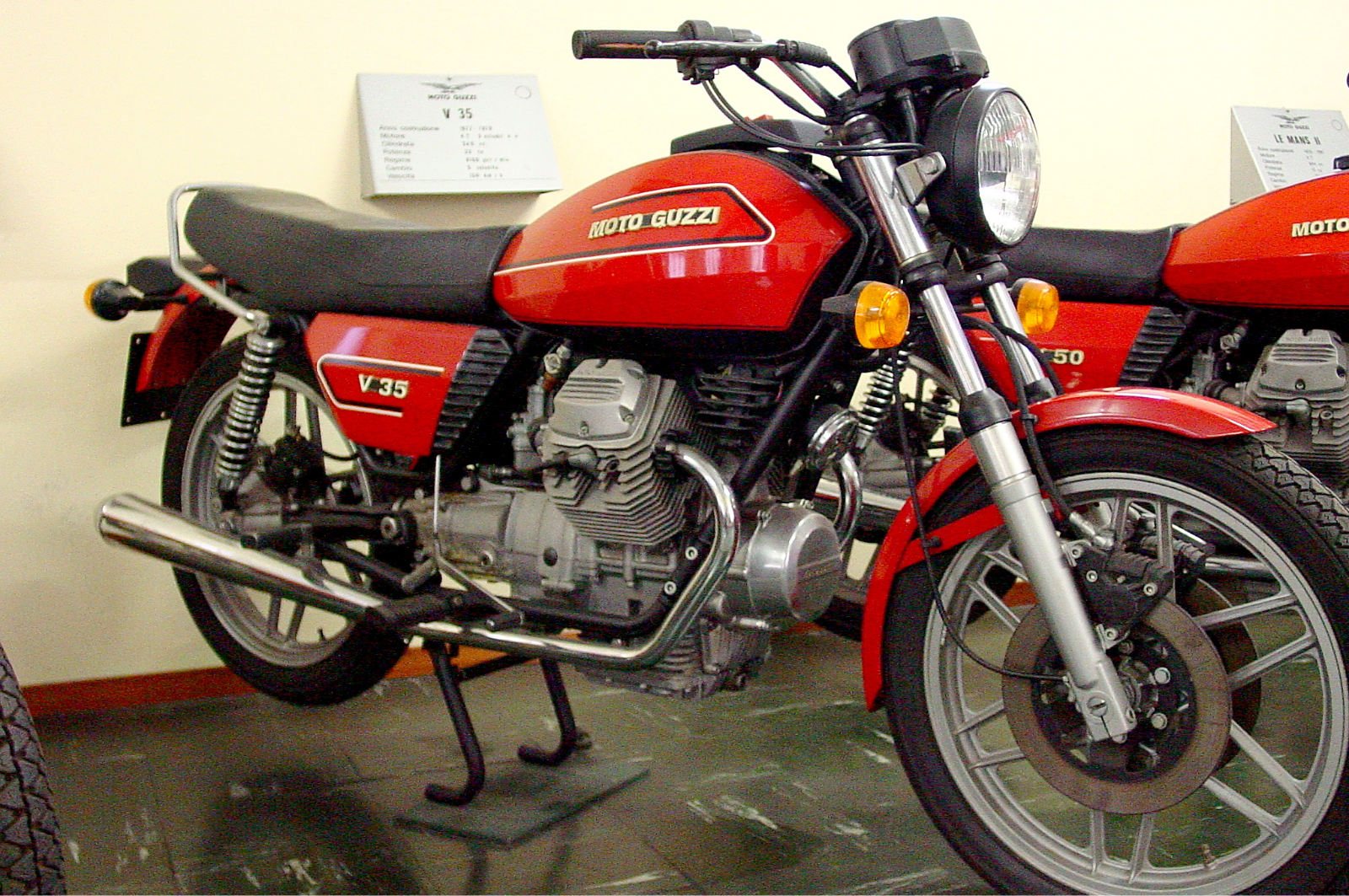 Moto Guzzi V35, V50 Parts List