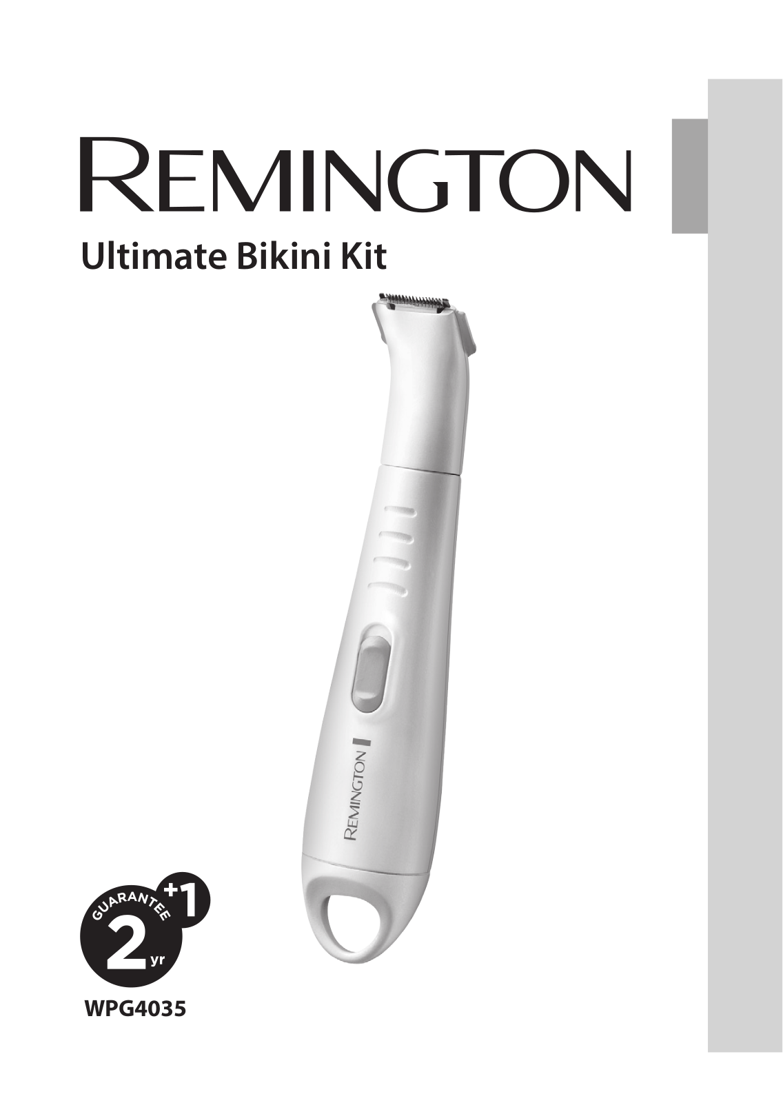 Remington WPG4035 User Manual