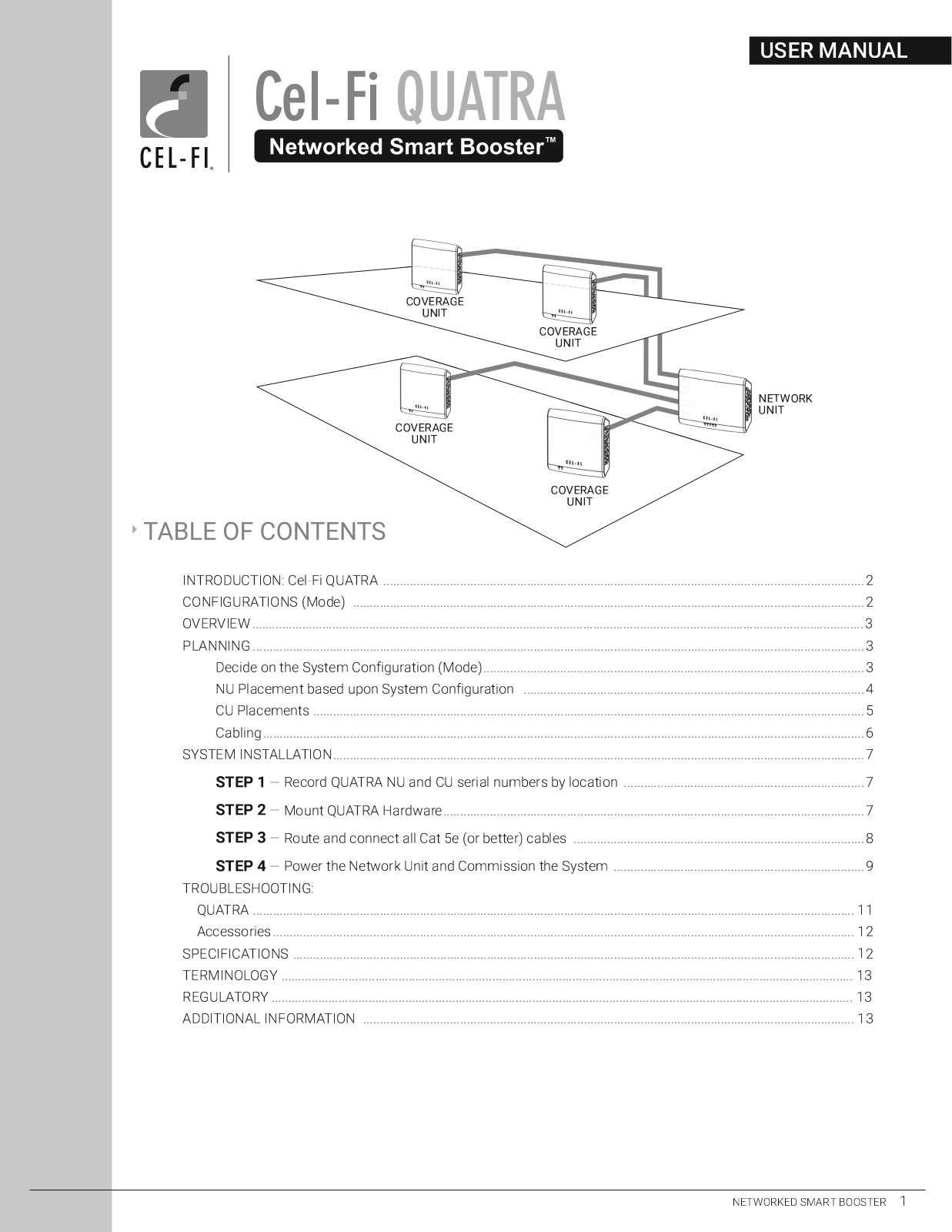 Nextivity orporated Q34-251366NU, Q34 251366CU User Manual