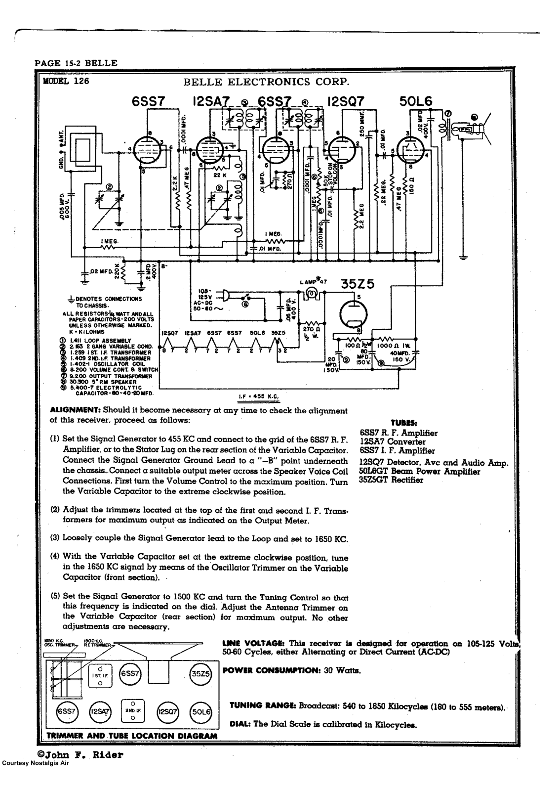 Other B Belle-126 Schematic - ManualMachine.com