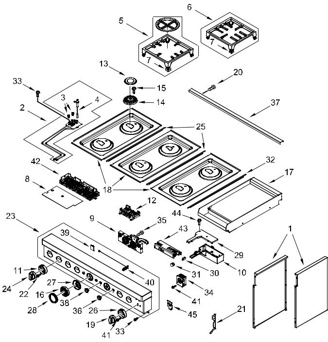 KitchenAid KFDC558JMB Repair Parts List