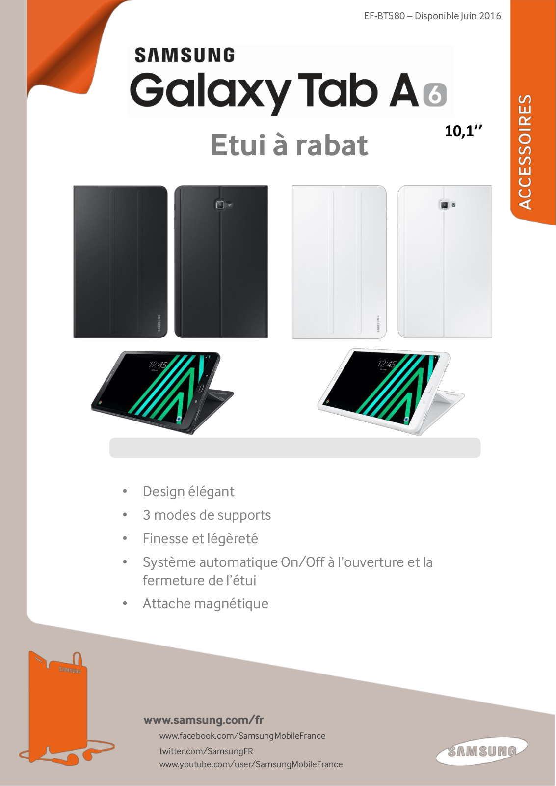 Samsung EF-BT580 Product sheet