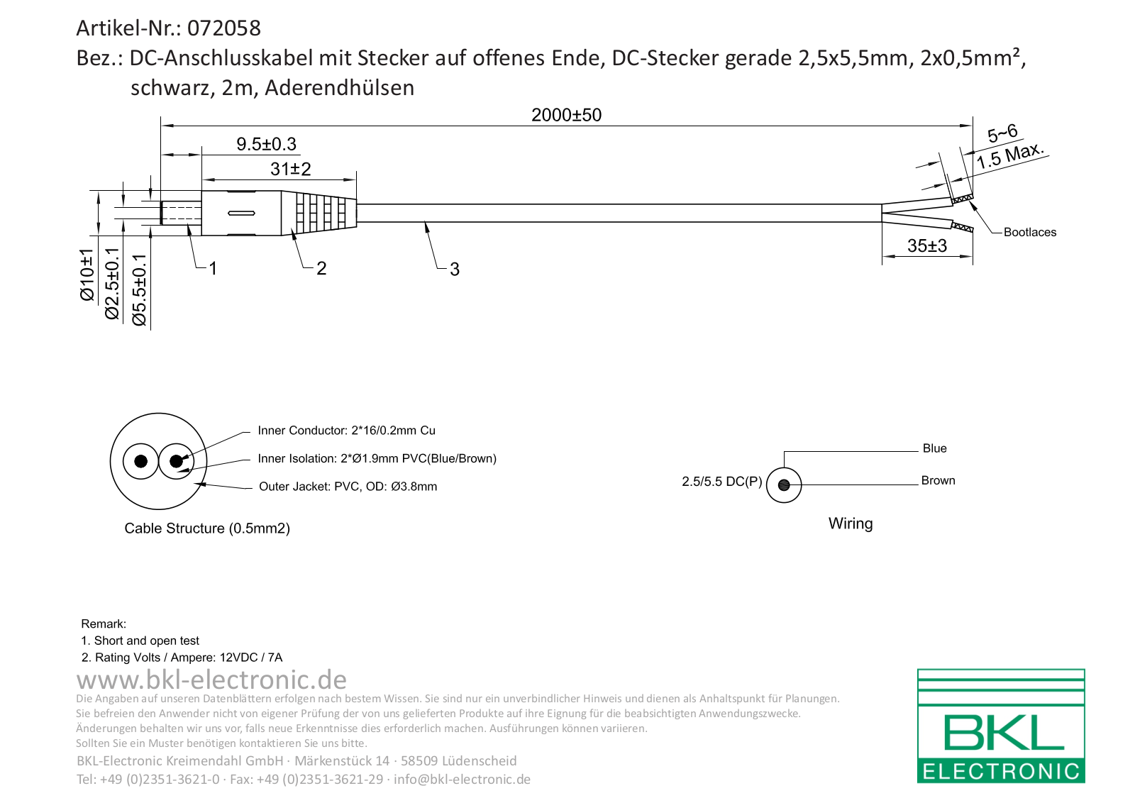 BKL DC AKS 25B Datasheet - ManualMachine.com