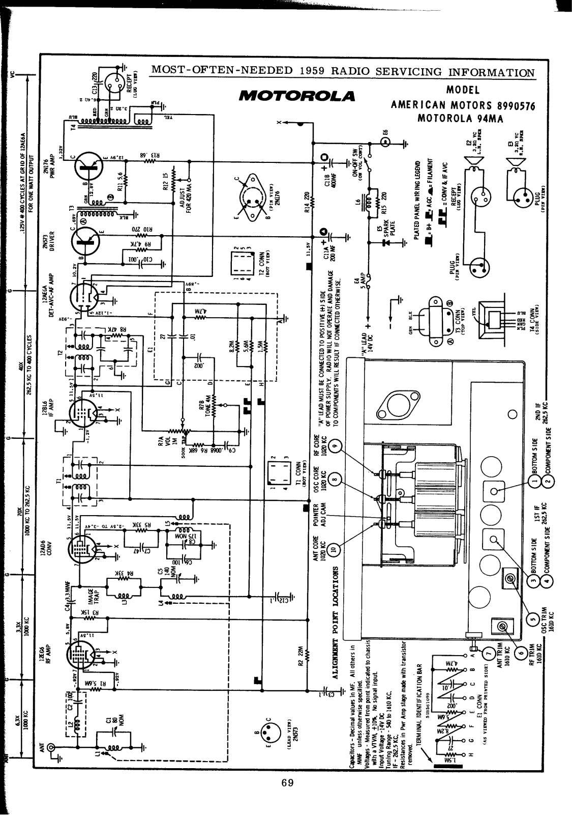 American Car Radio 8990576 schematic - ManualMachine.com