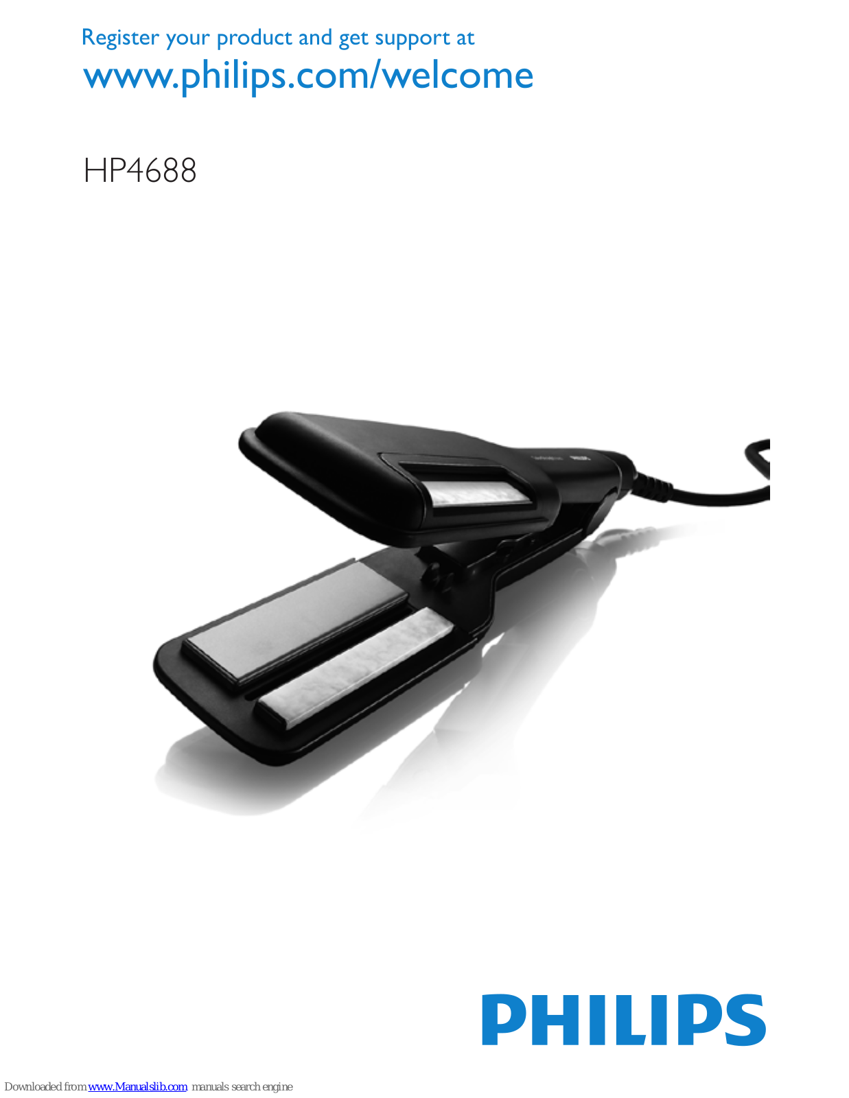 Philips HP4688/29, HP4688/00, HP4688/07, SalonStraight DUO HP4688 User Manual