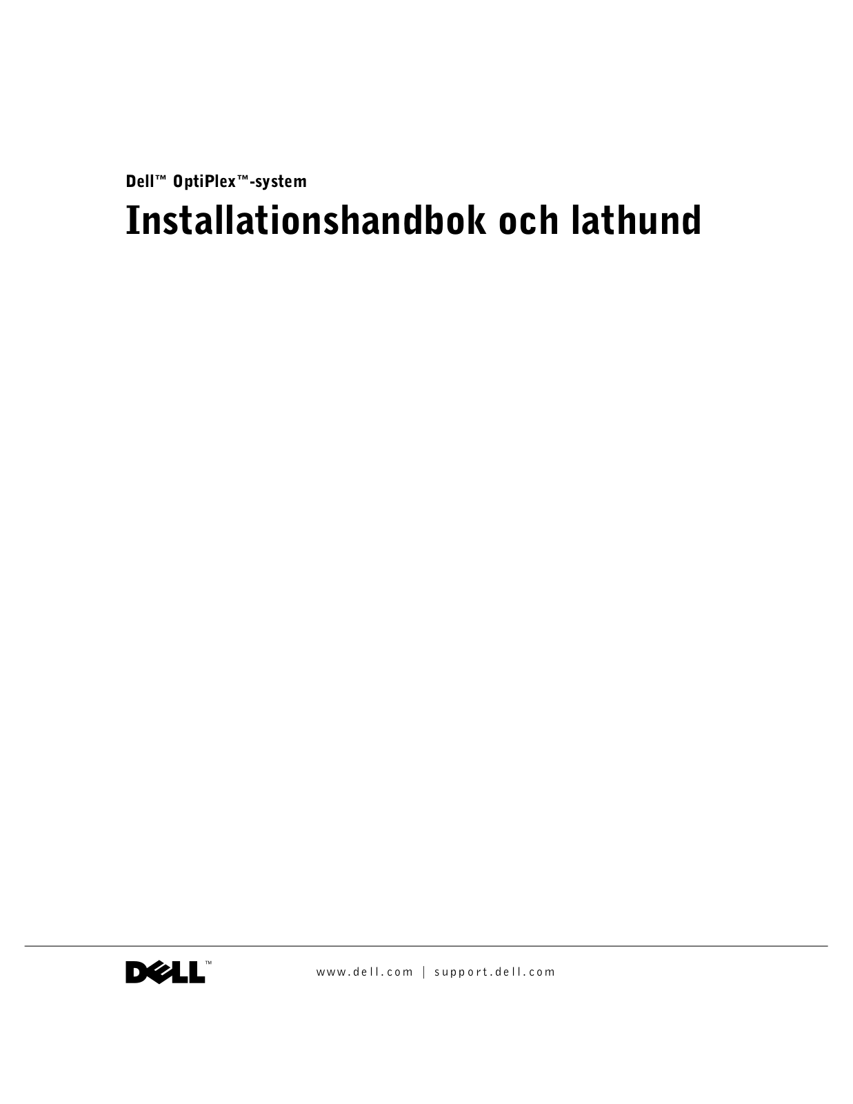 Dell OptiPlex GX400 User Manual