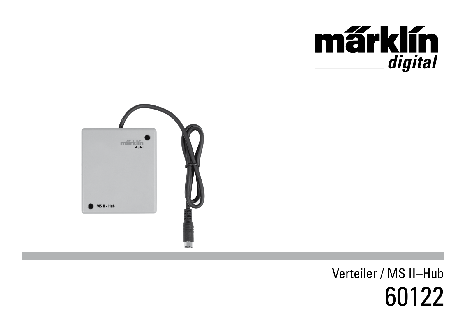 Märklin 60122 User manual - ManualMachine.com