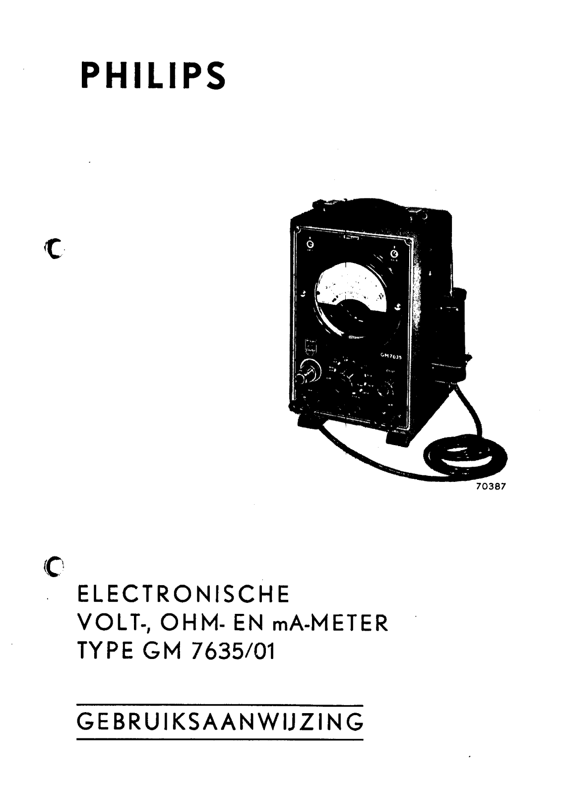 Philips GM7635-01-1 Schematic