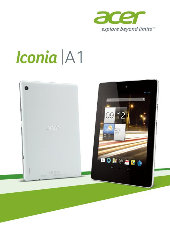ACER ICONIA A1-810 (NT.L1CEF.001), ICONIA A1-810 (NT.L2REF.001), ICONIA A1-810-16GB User Manual