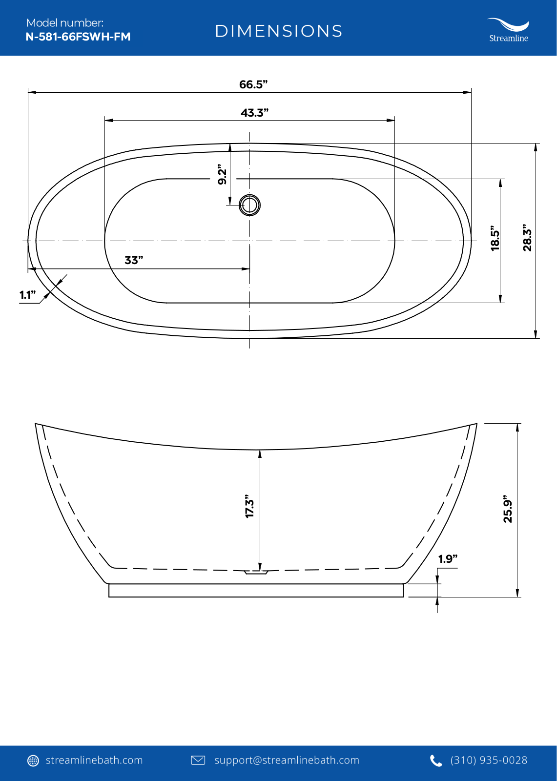 Streamline Bath SLBH7914 Specifications - ManualMachine.com