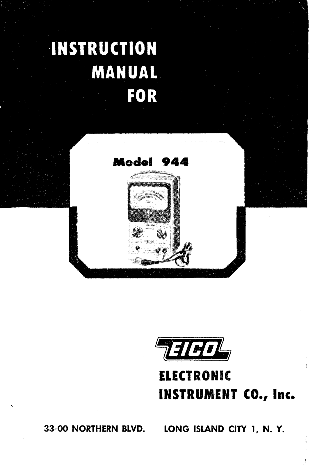 EICO 944 Service manual