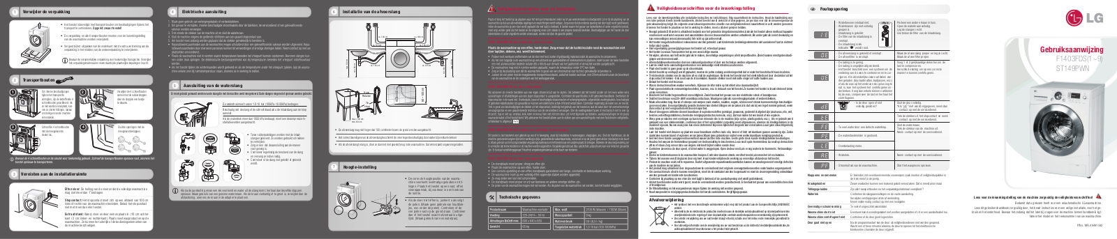 LG ST149PWN User manual