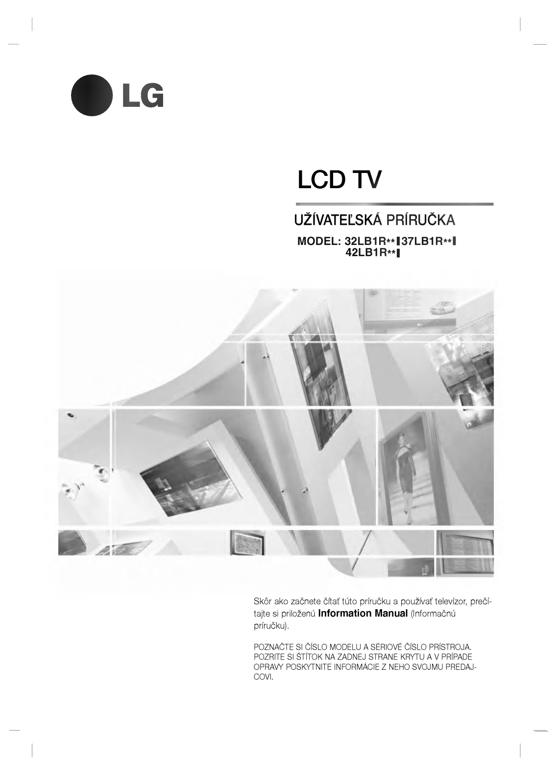 LG 42LB1R User manual