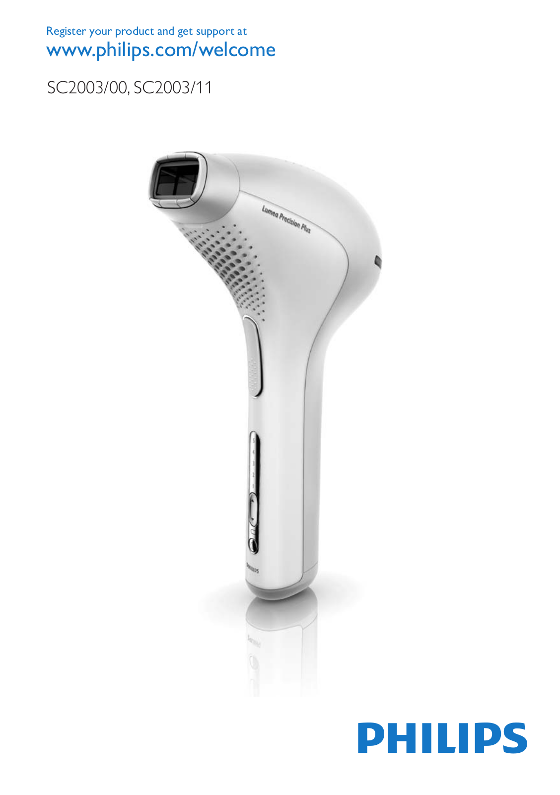 Philips Lumea Precision Plus IPL Haarentfernungssystem User Manual