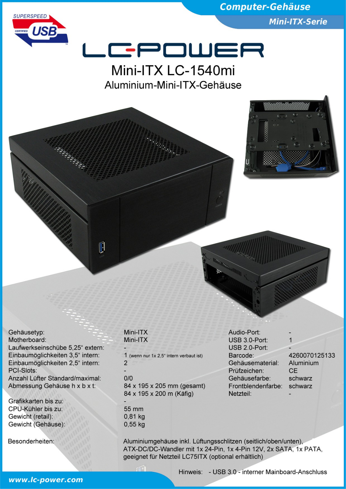 LC-Power LC-1530mi User Manual