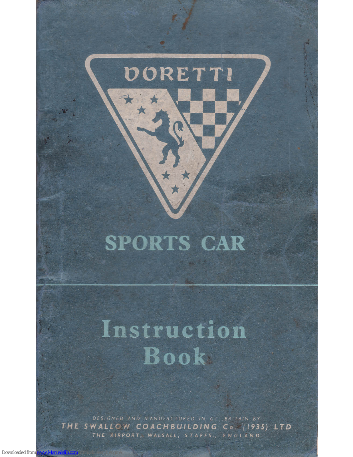 Swallow Doretti Instruction Book - ManualMachine.com
