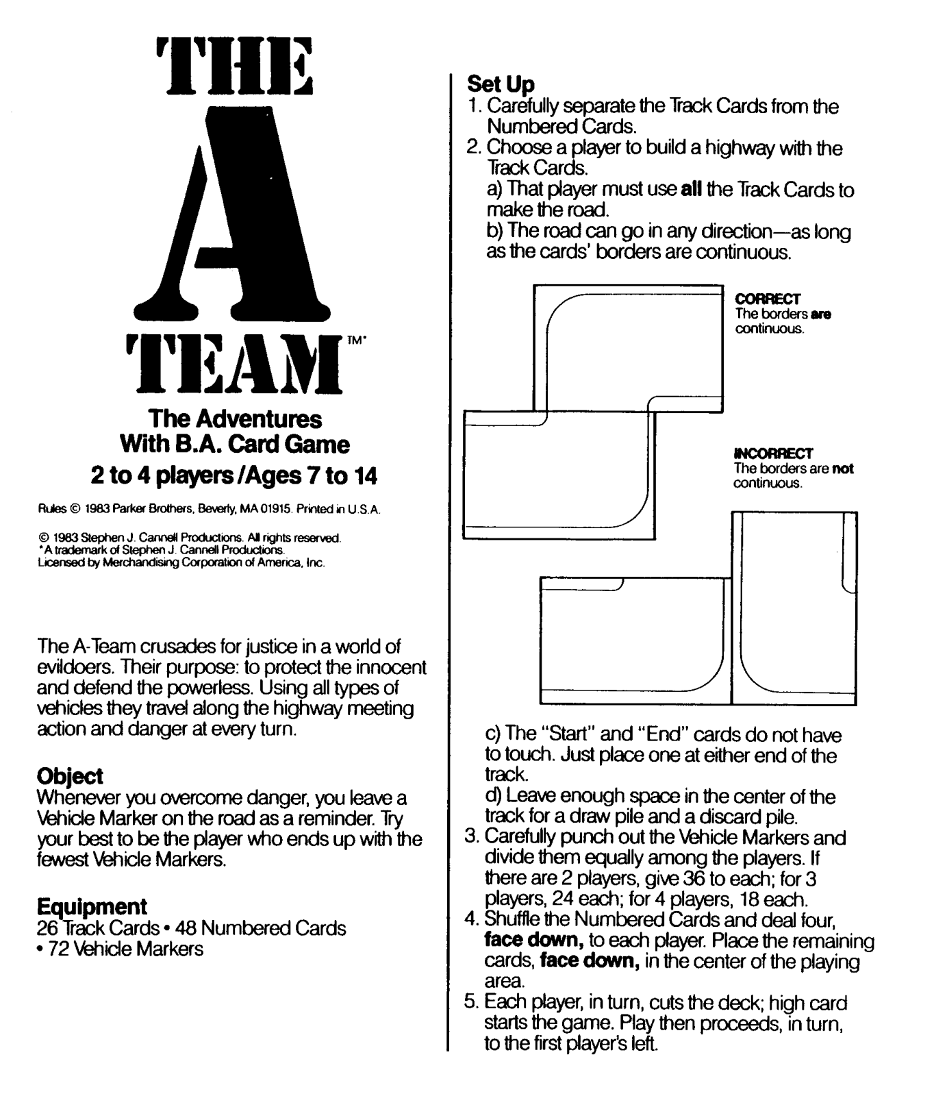 Hasbro A-Team User Manual