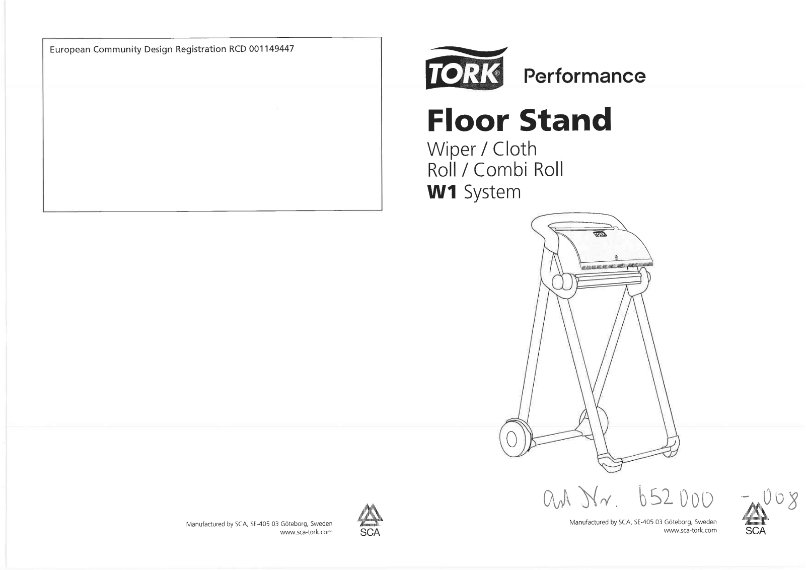 TORK W1 User guide