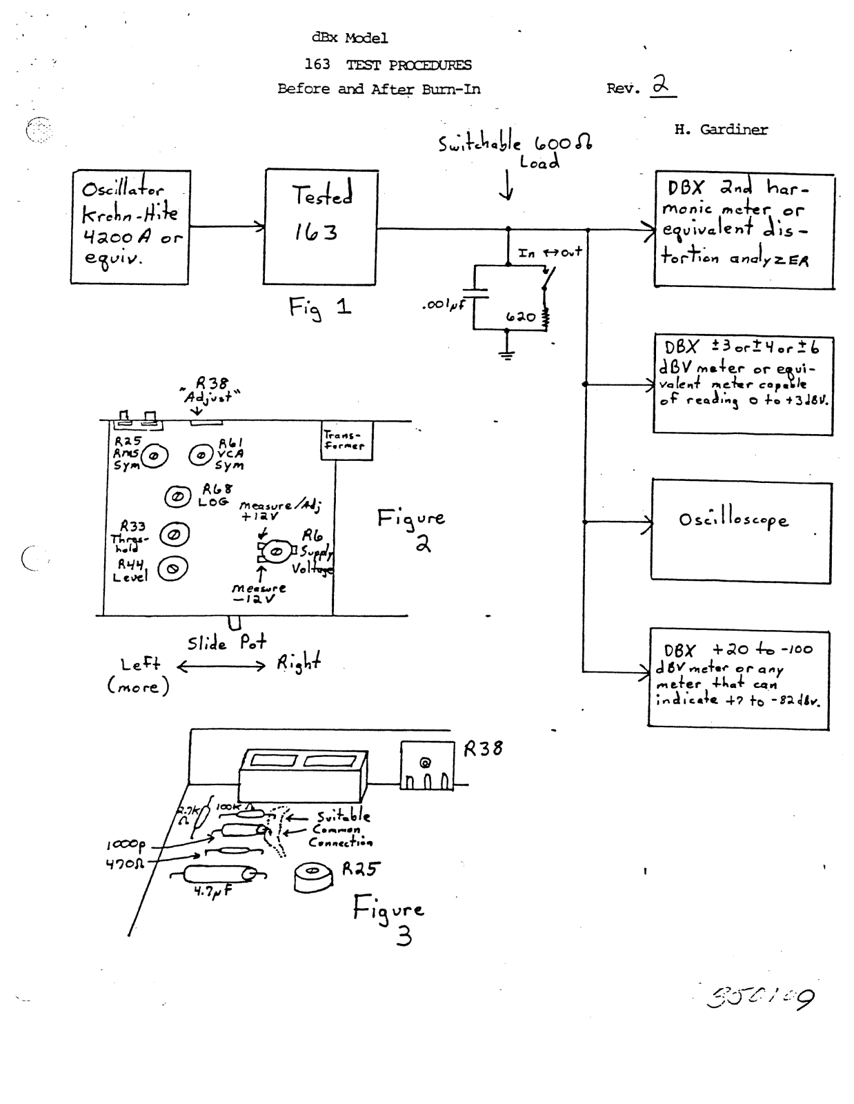 dbx 163 Service Manual