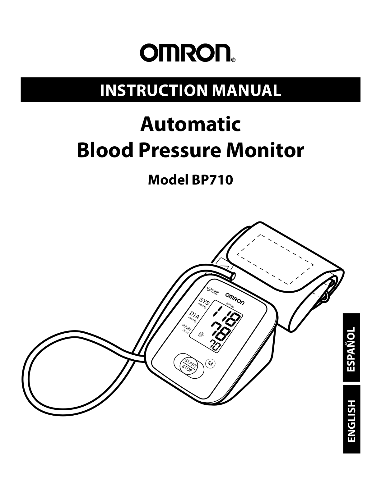 Omron BP710 User Manual