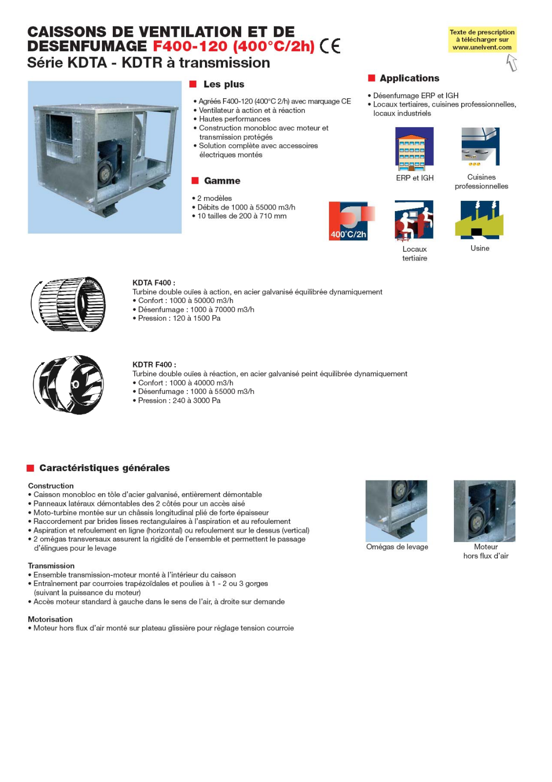 UNELVENT KDTA User Manual