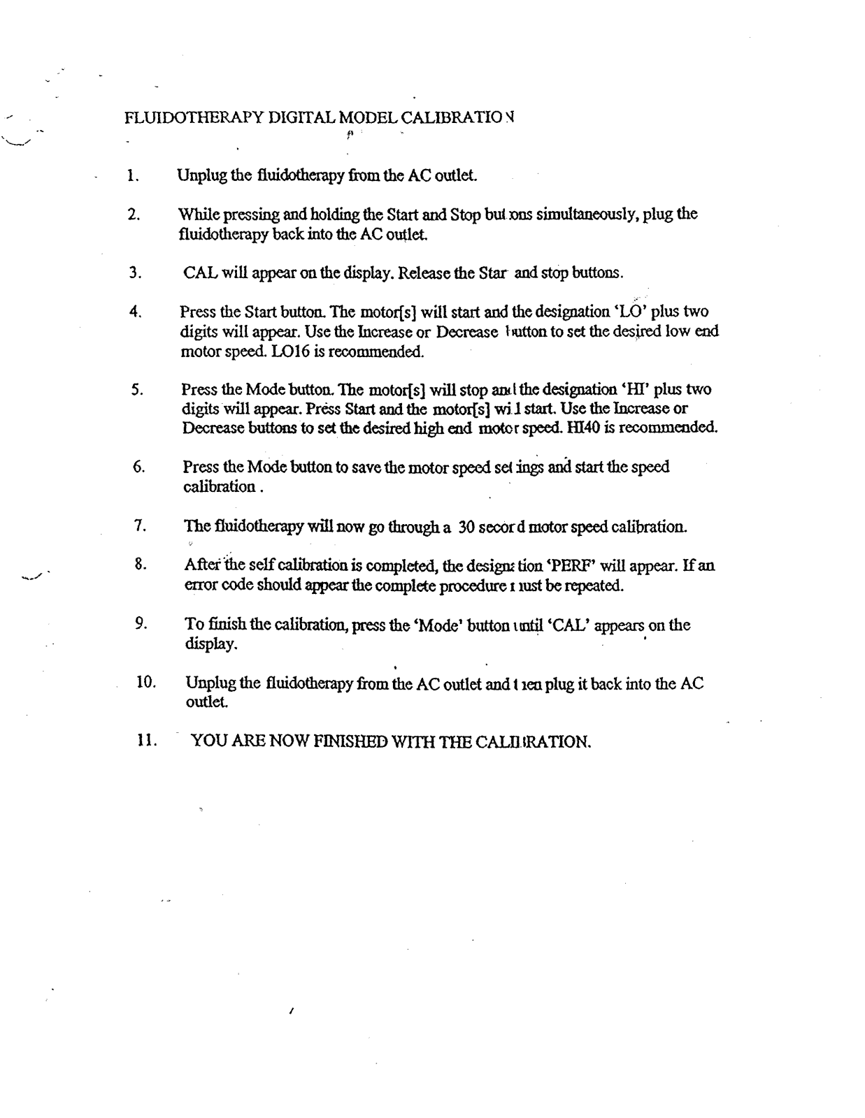 Chattanooga DHT Fluidotherapy User manual - ManualMachine.com