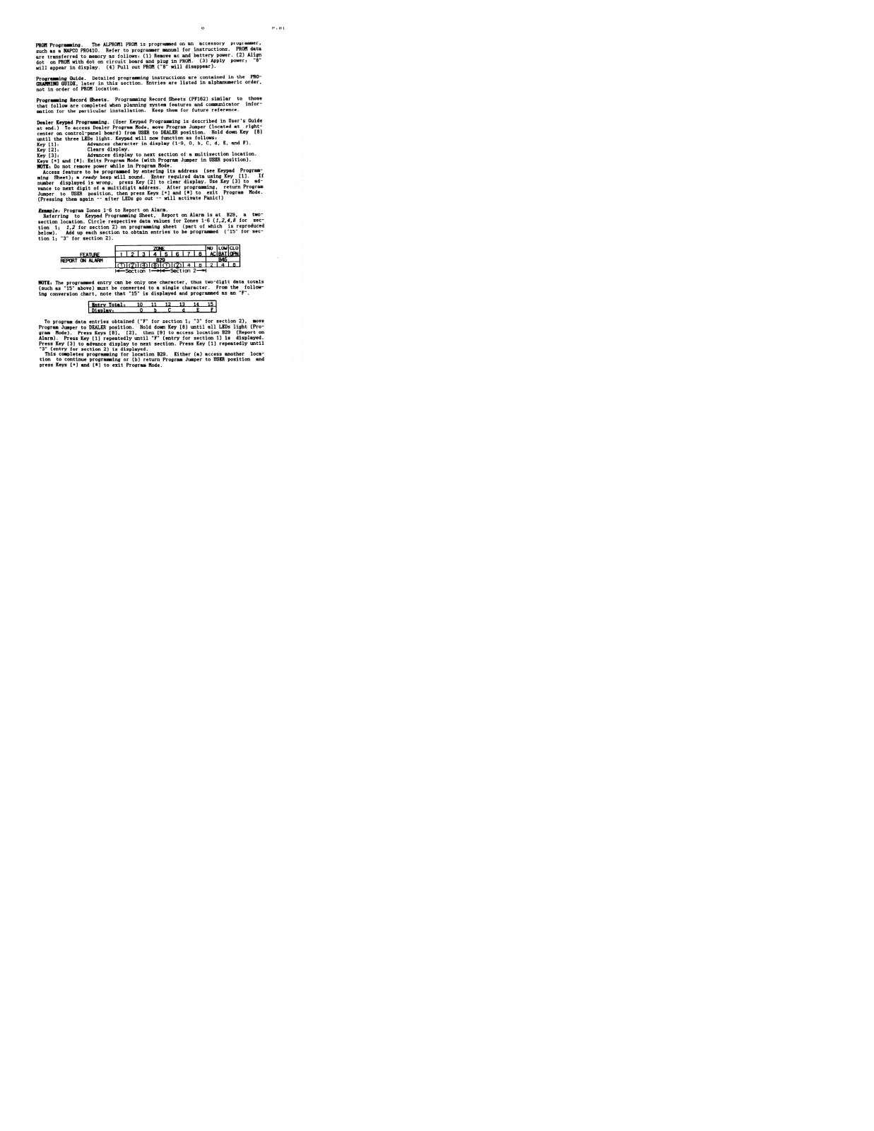 Alarm Lock ALC-8 User Manual