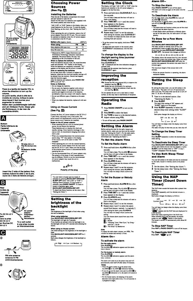 SONY CF150 TS Service Manual