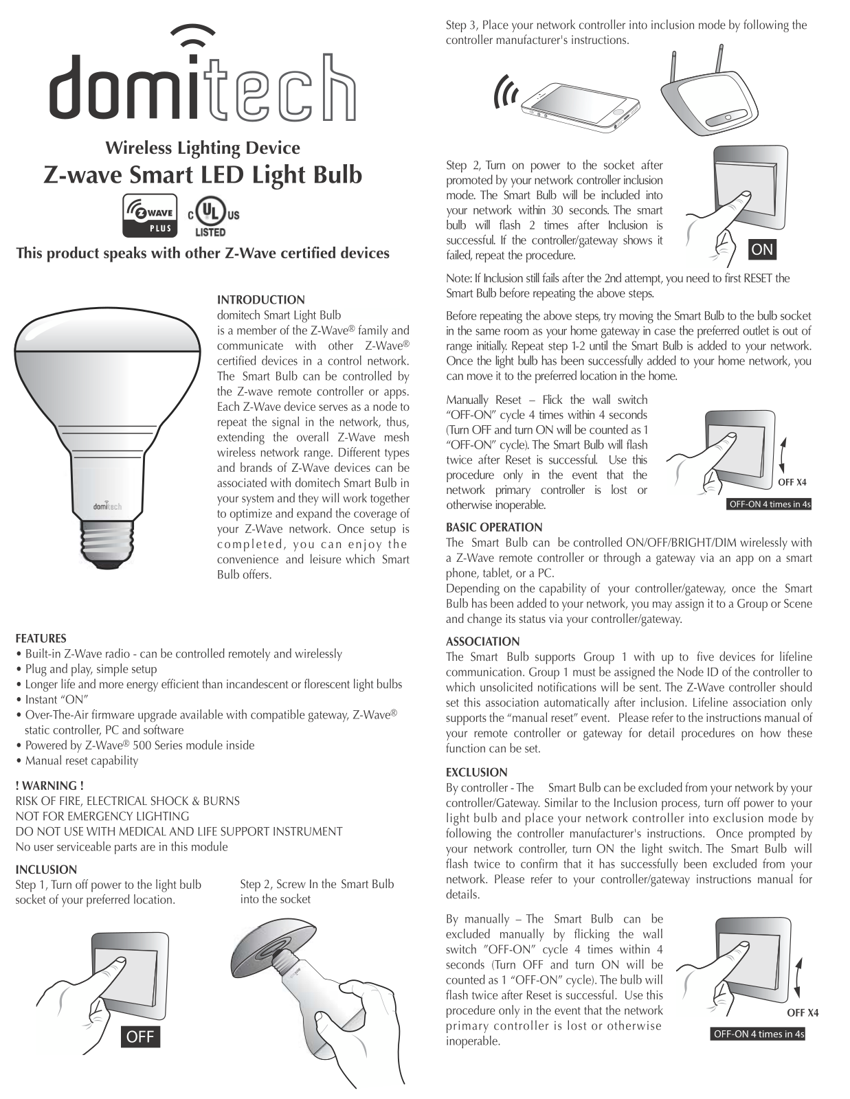 DOMITECH ZBR30DL User Manual