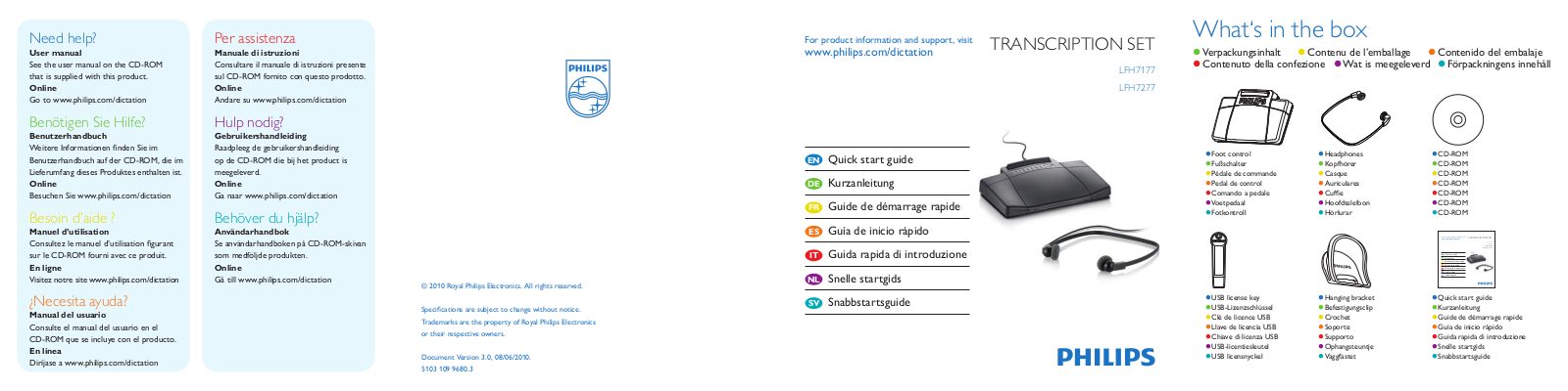 PHILIPS LFH717700 User Manual