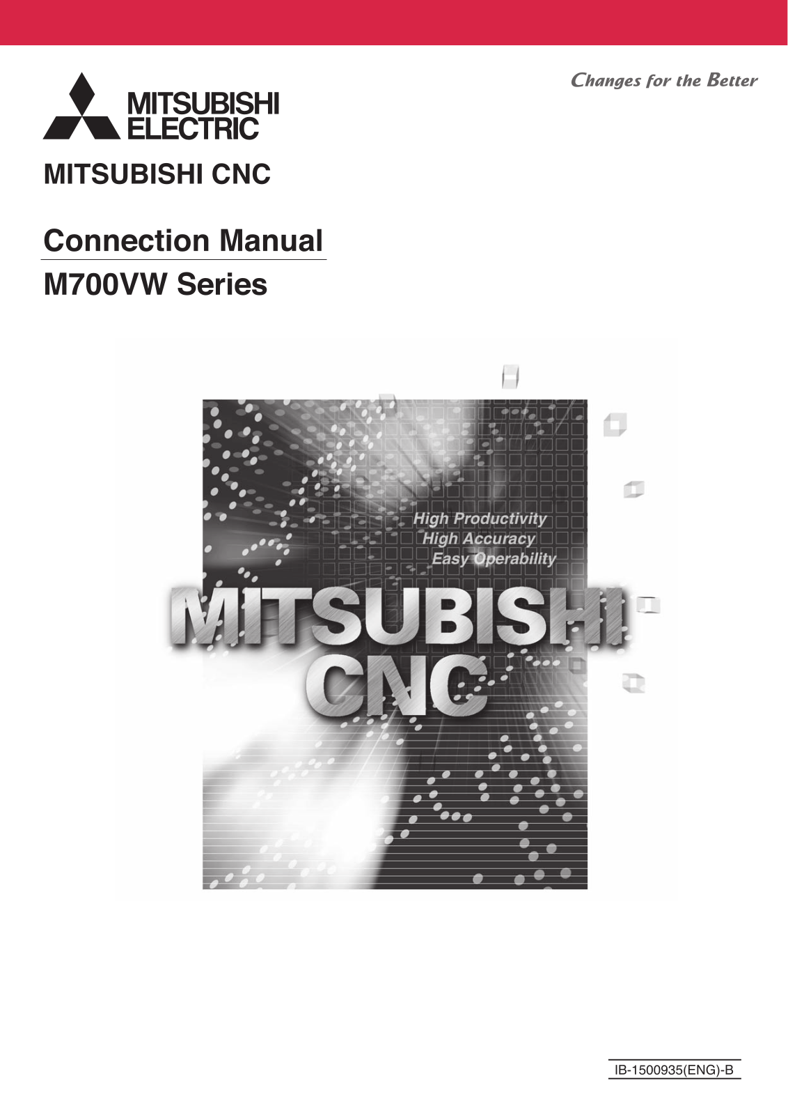 MITSUBISHI CNC M700VW Connection Manual