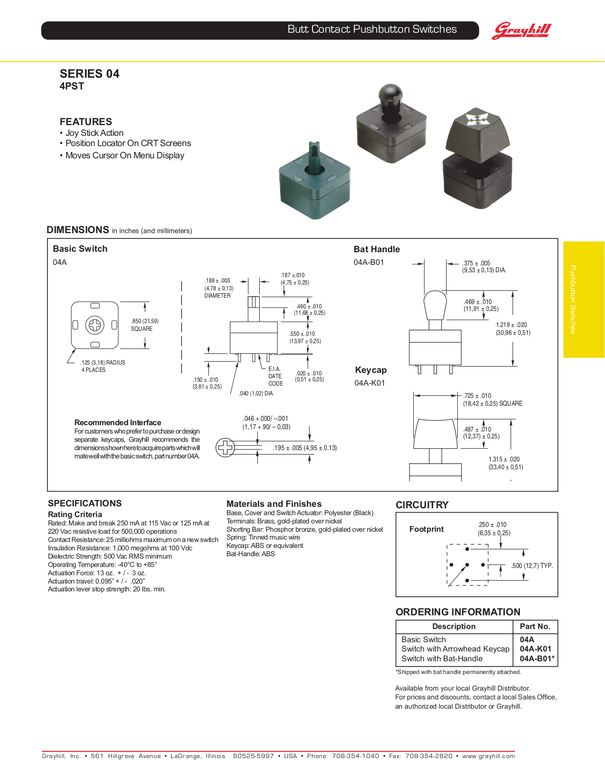 Grayhill 04A User Manual