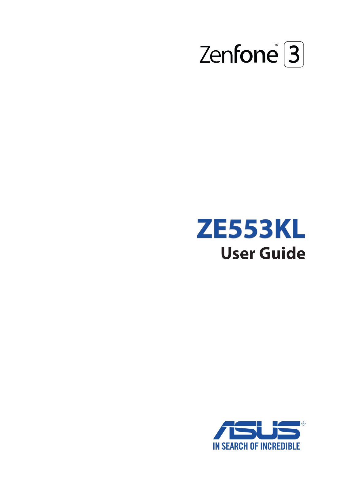 Asus ZenFone Zoom S Instruction Manual