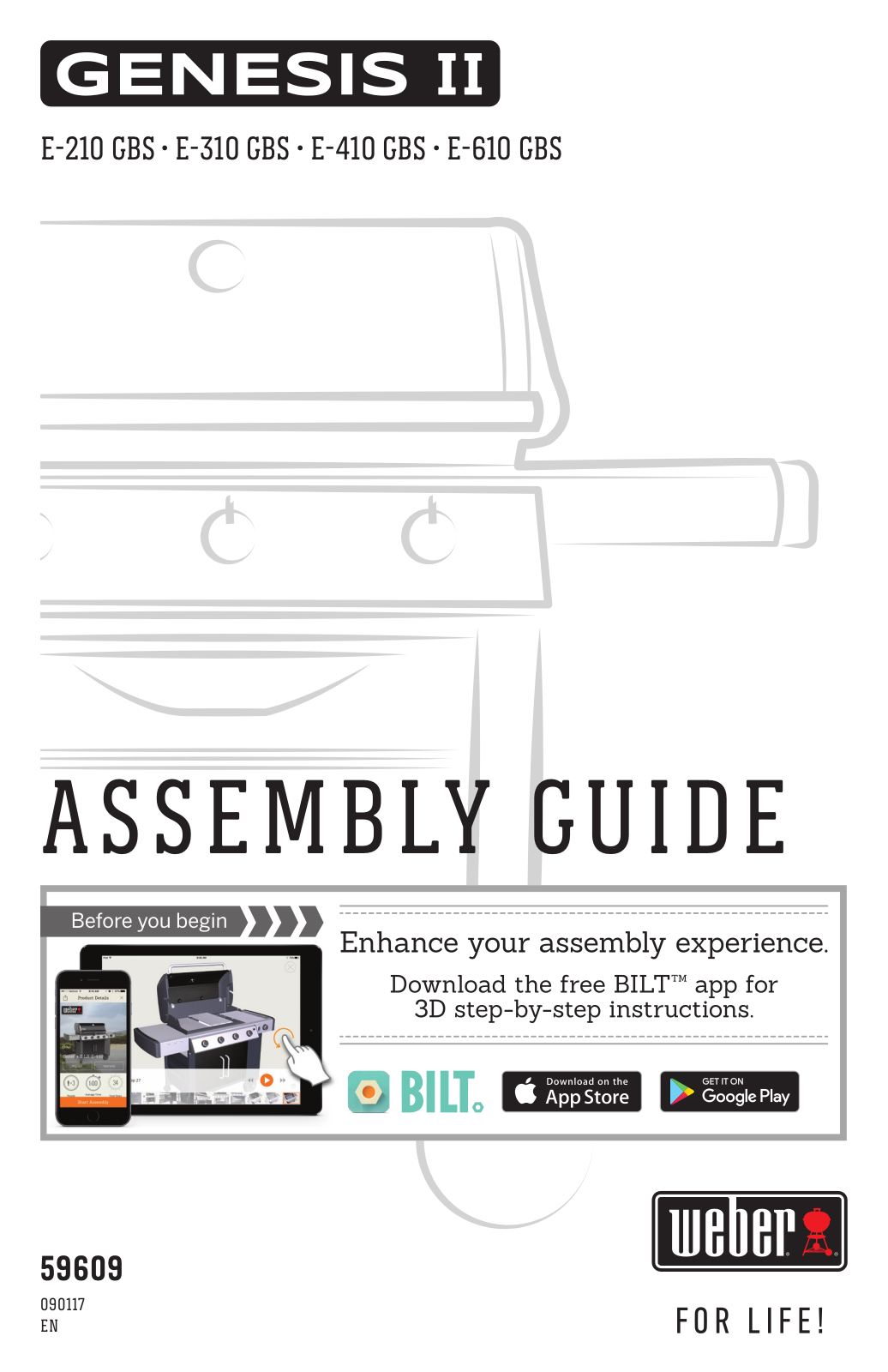 Weber E-410 GBS, E-210 GBS, E-610 GBS, E-310 GBS User Manual