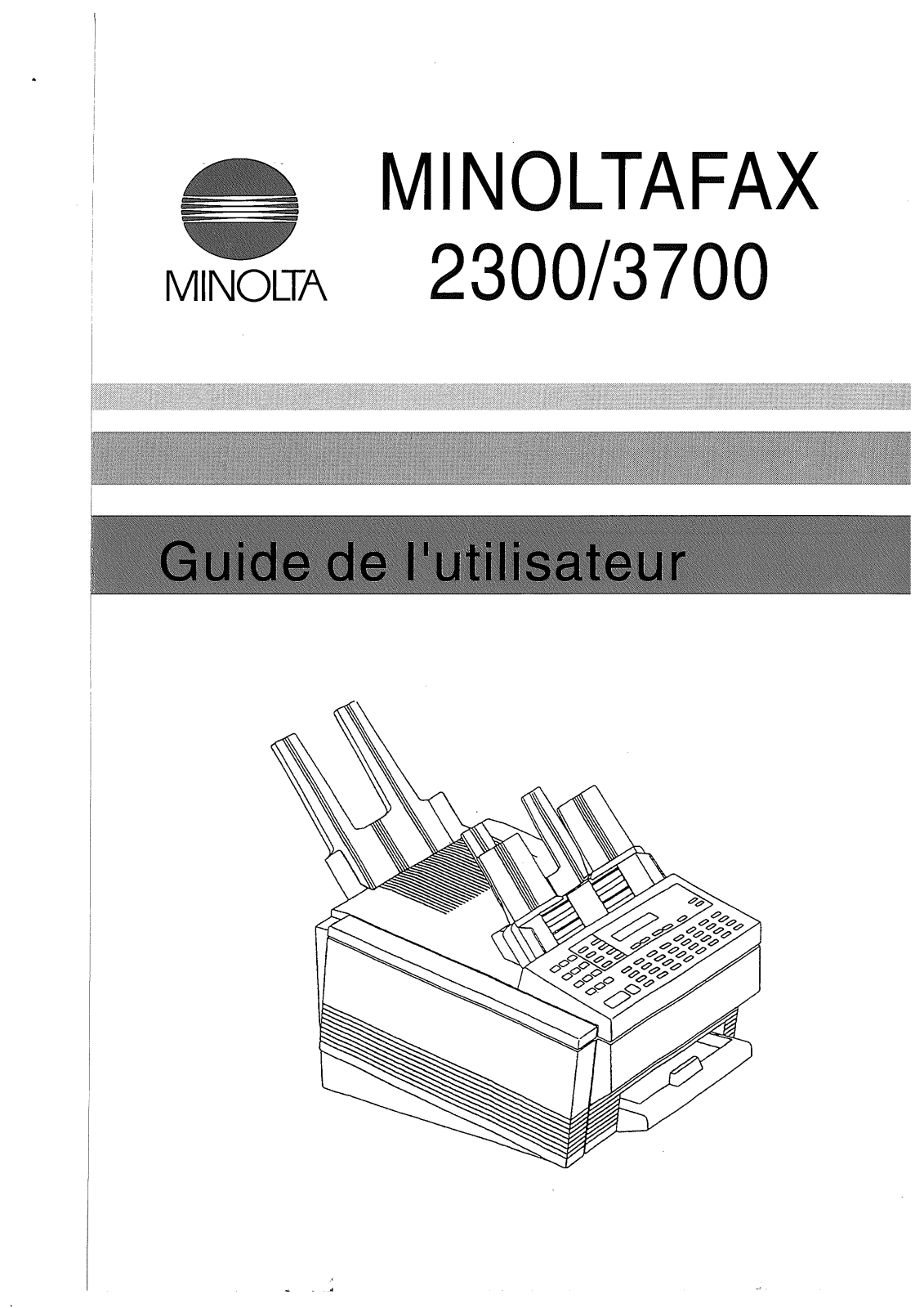 KONICA MINOLTA MF3700 User Manual