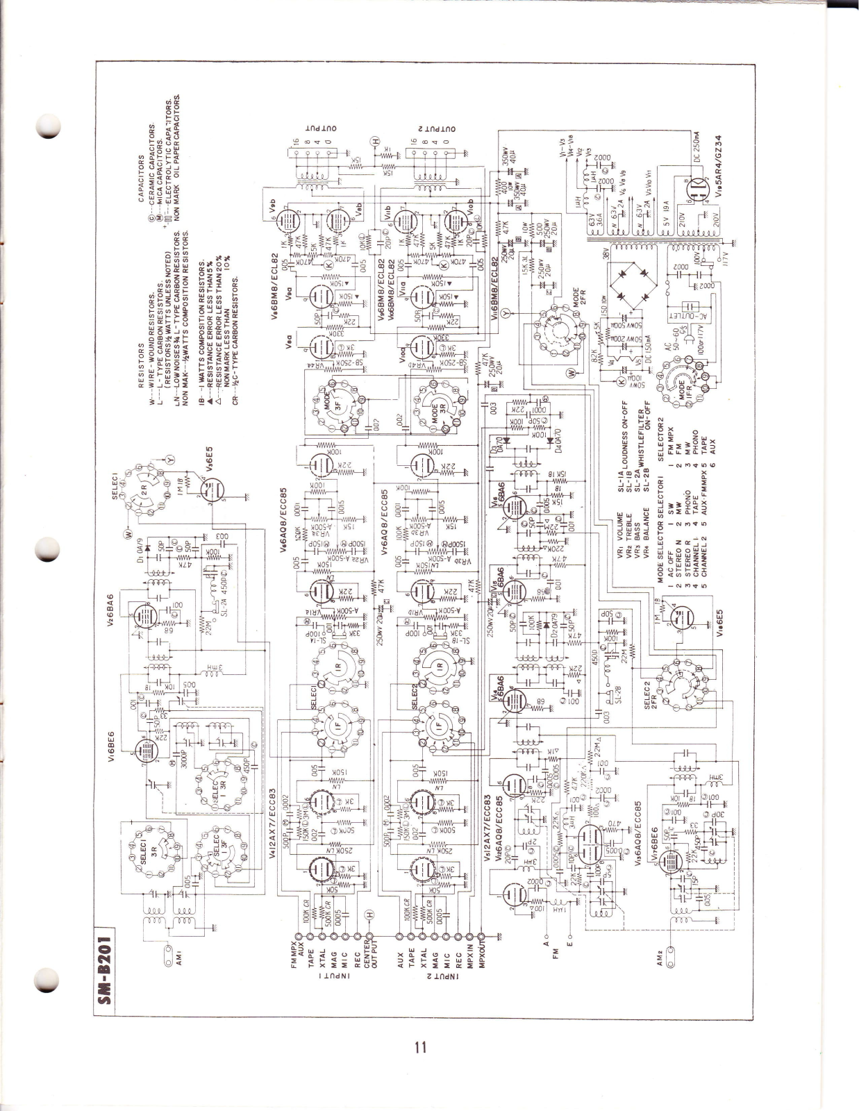 Pioneer SMB-201 Schematic