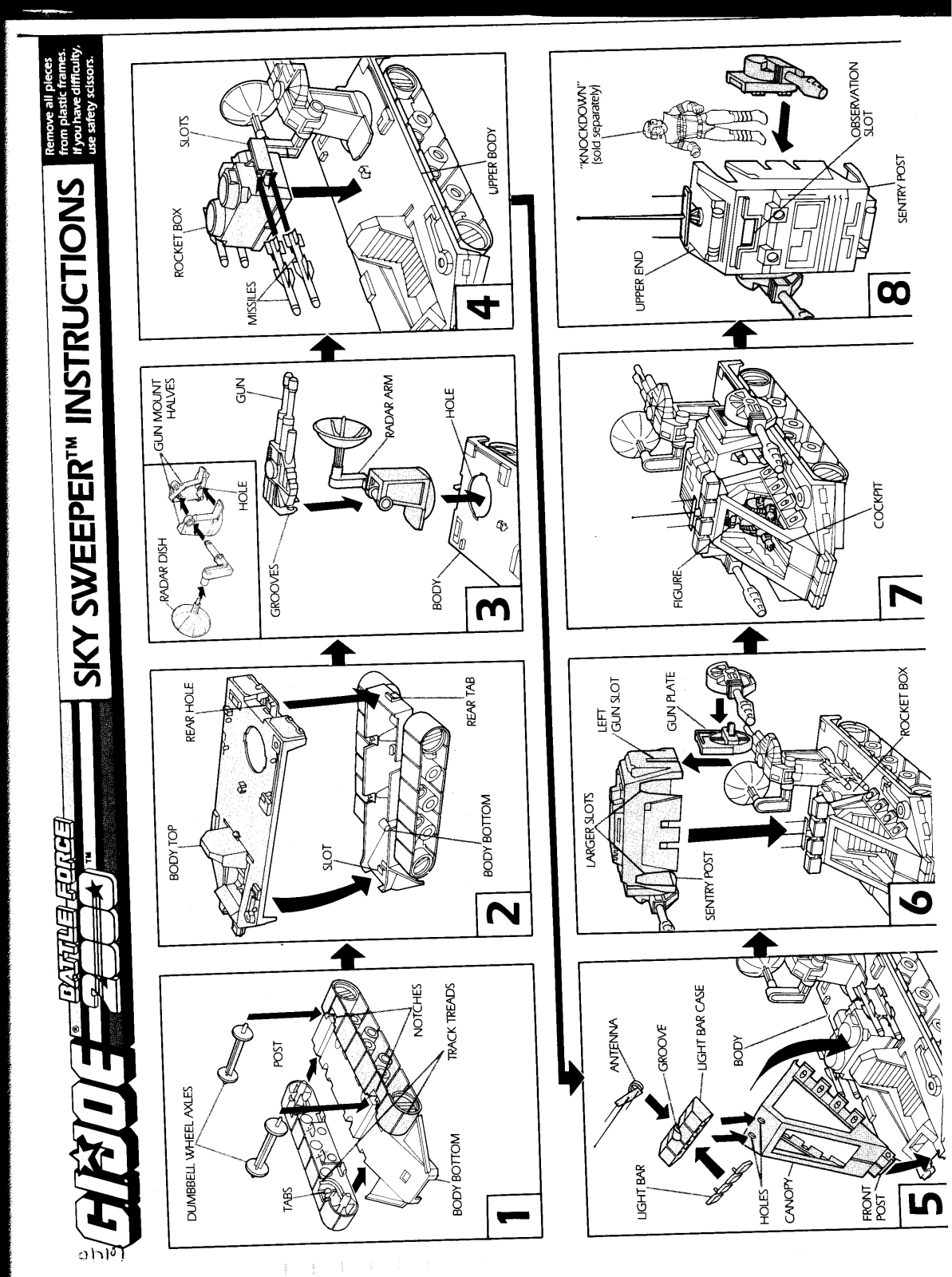 HASBRO GIJoe Sky Sweeper User Manual