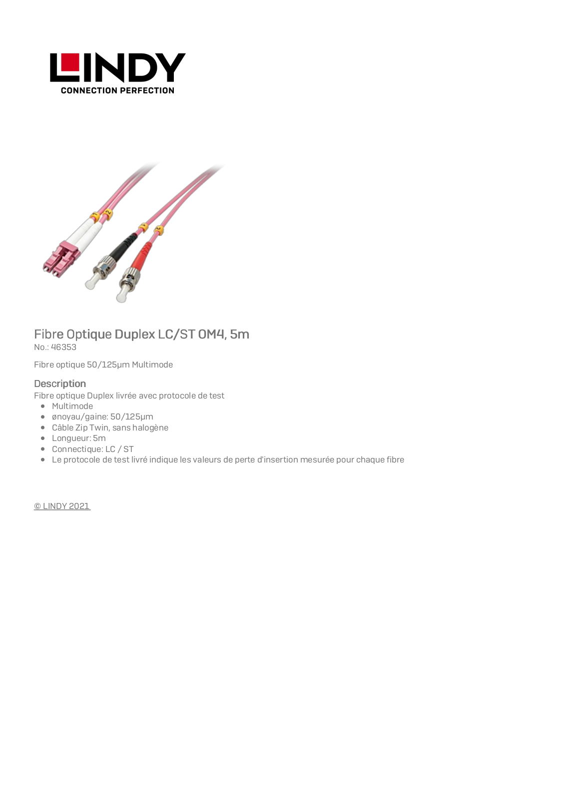 LINDY 46353 Datasheet - ManualMachine.com