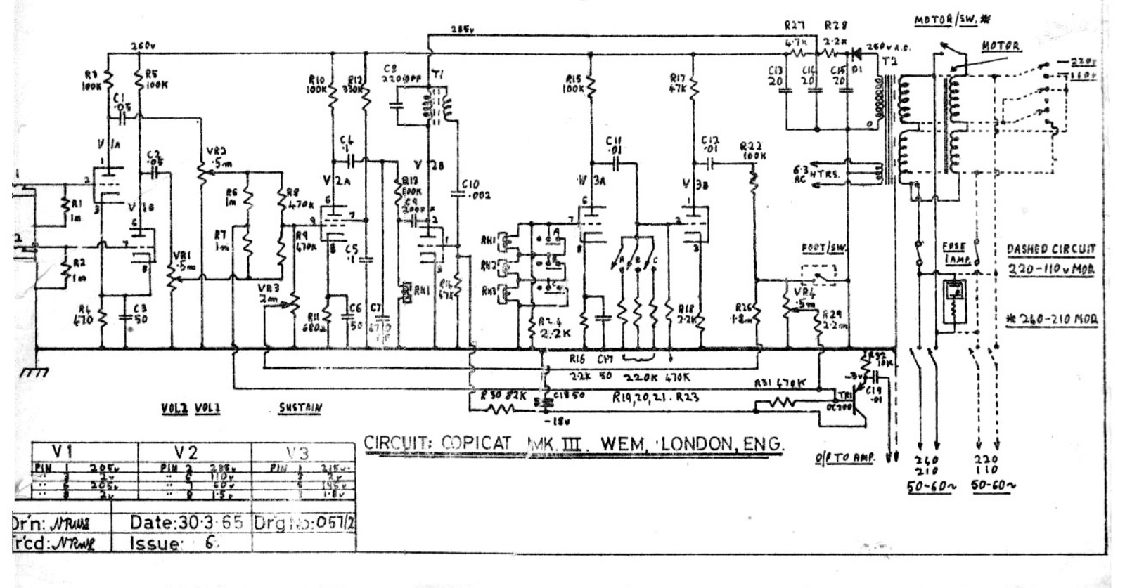 watkins copicat tube mk iii schematic