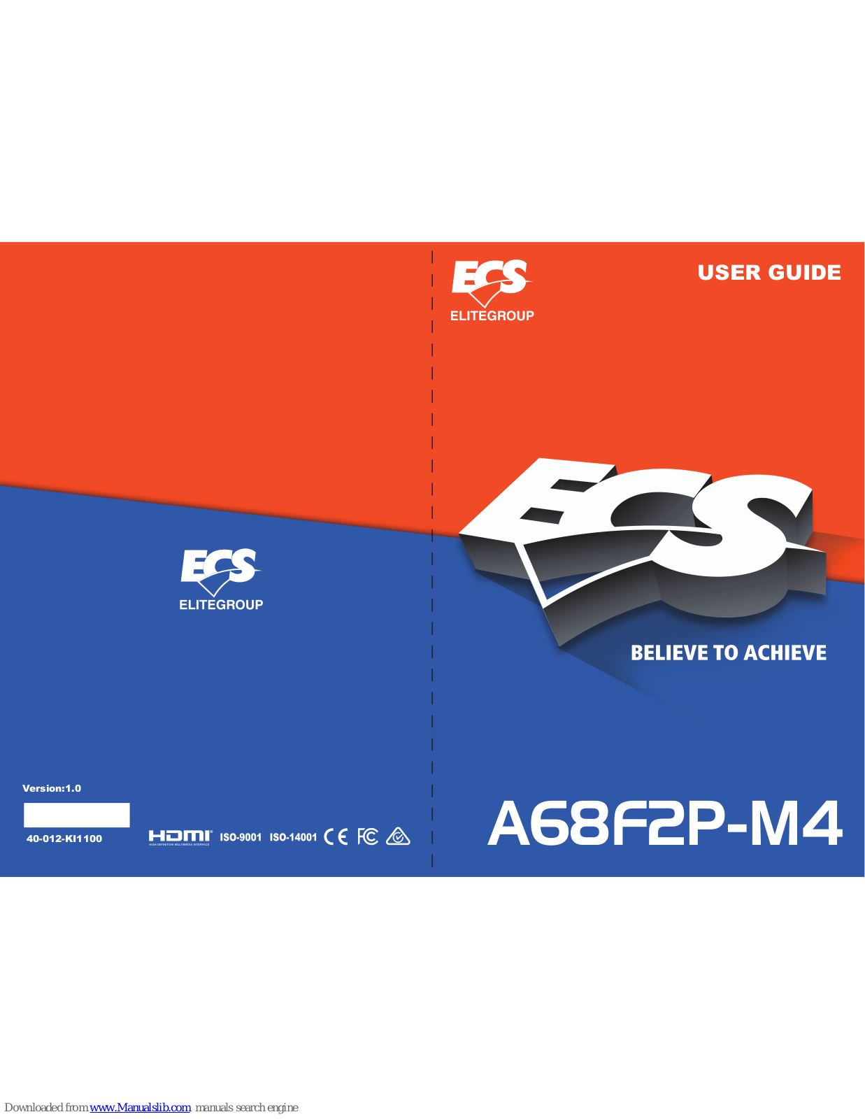 ECS A68F2P-M4 User Manual