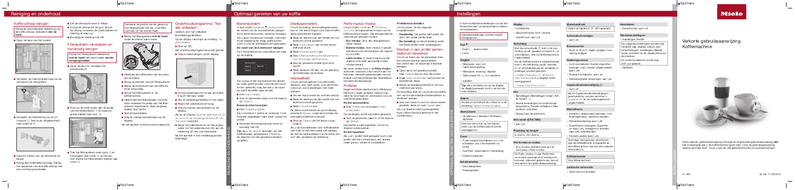 Miele CVA 7840, CVA 7845 User Manual