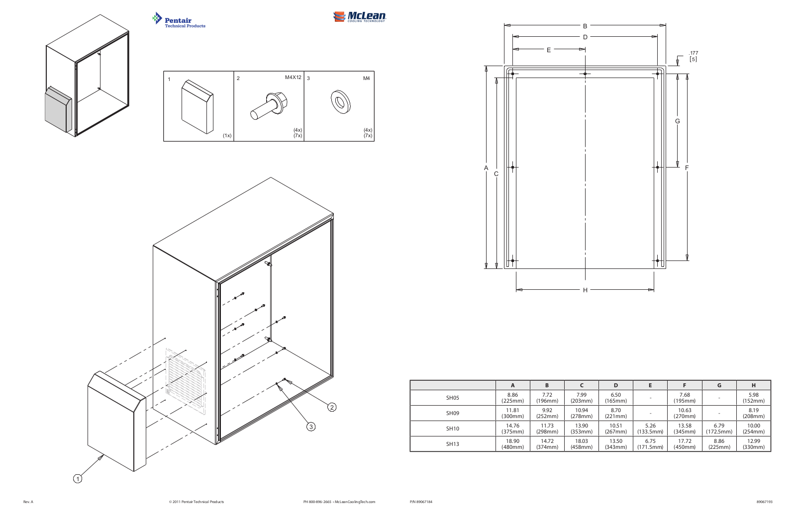 nVent Hoffman SH05, SH09, SH10, SH13 Installation Manual - ManualMachine.com