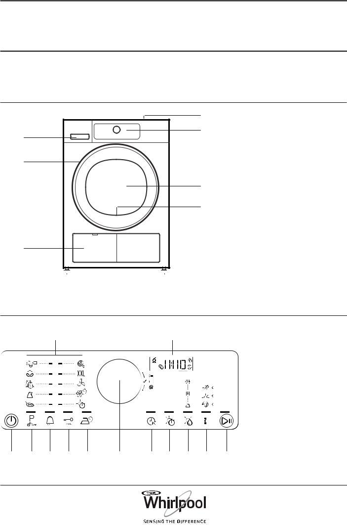 WHIRLPOOL HSCX 80313, HSCX 80313 SUPREME CARE User Manual