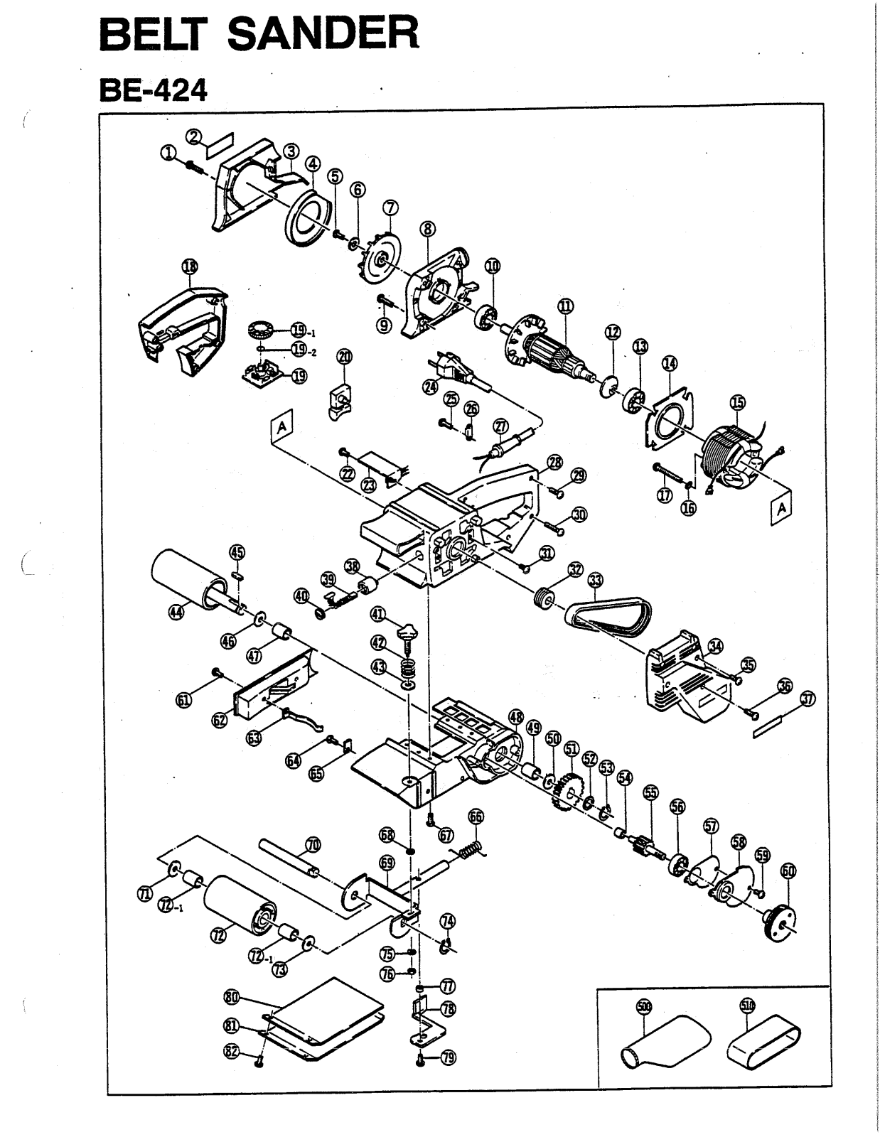 Ryobi BE424 User Manual