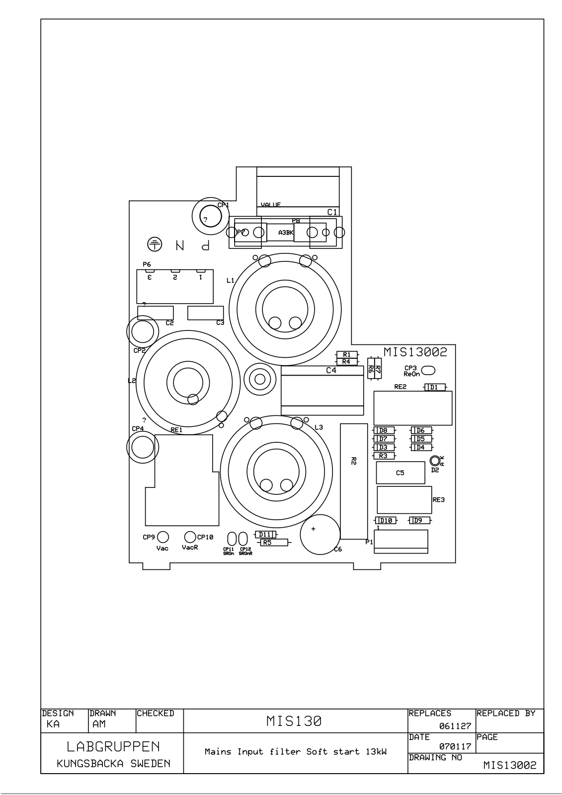 LabGruppen MIS13002-P User Manual