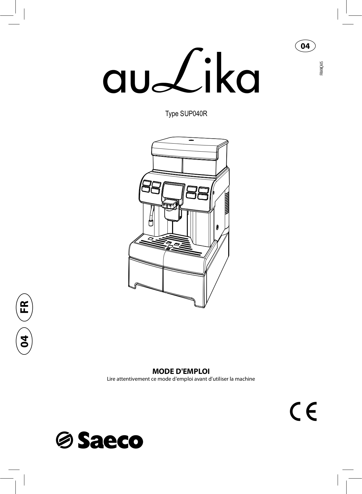 SAECO AULIKA User Manual