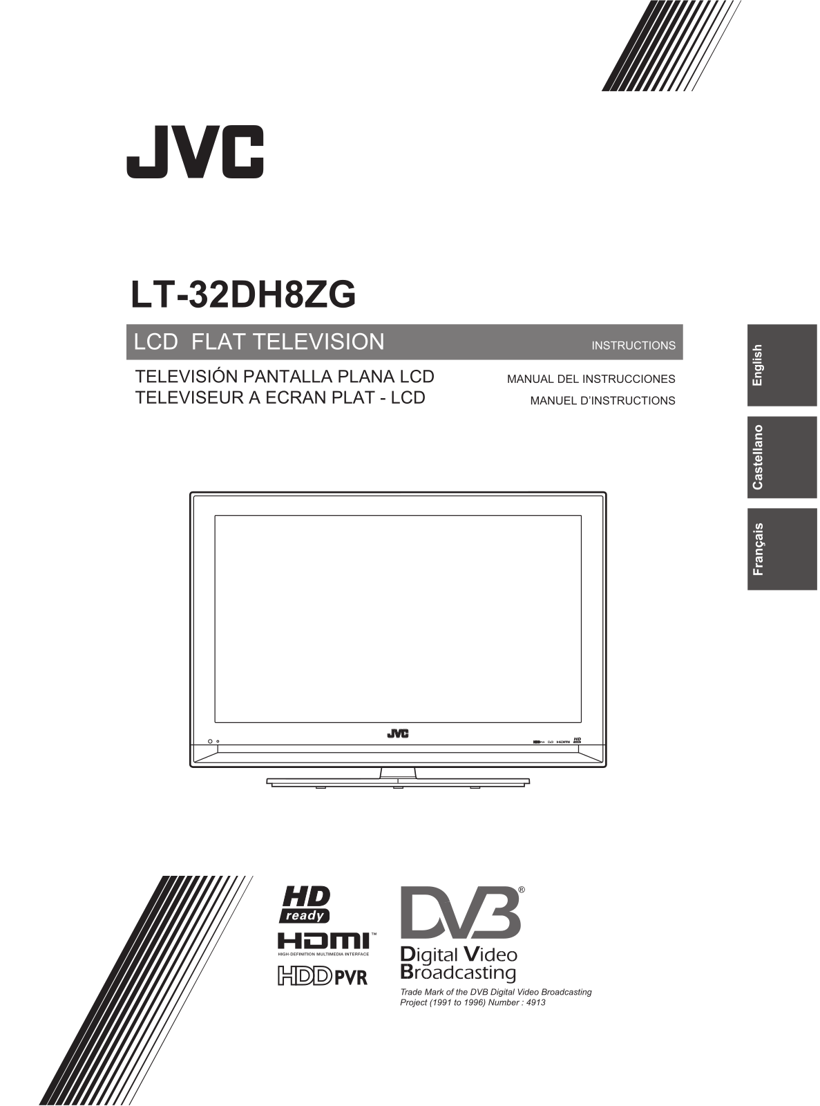 JVC LT-32DH8ZG User Manual