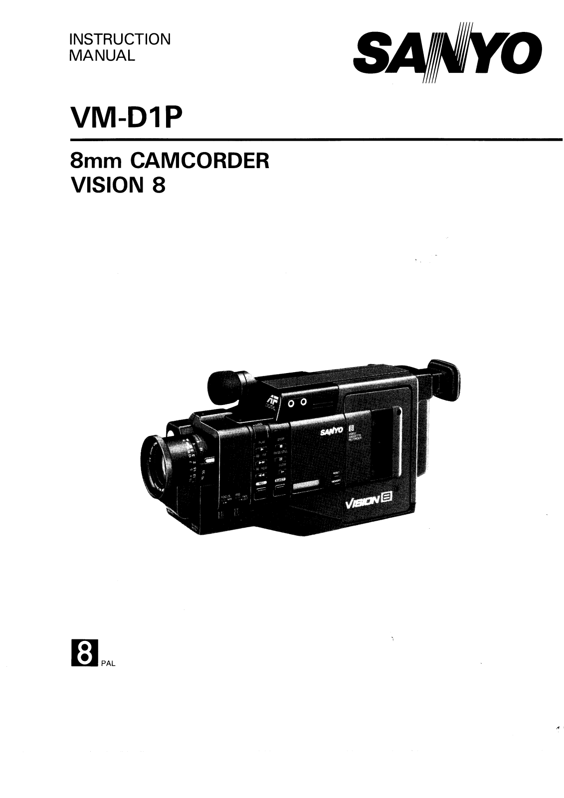 Sanyo VM-D1P Instruction Manual