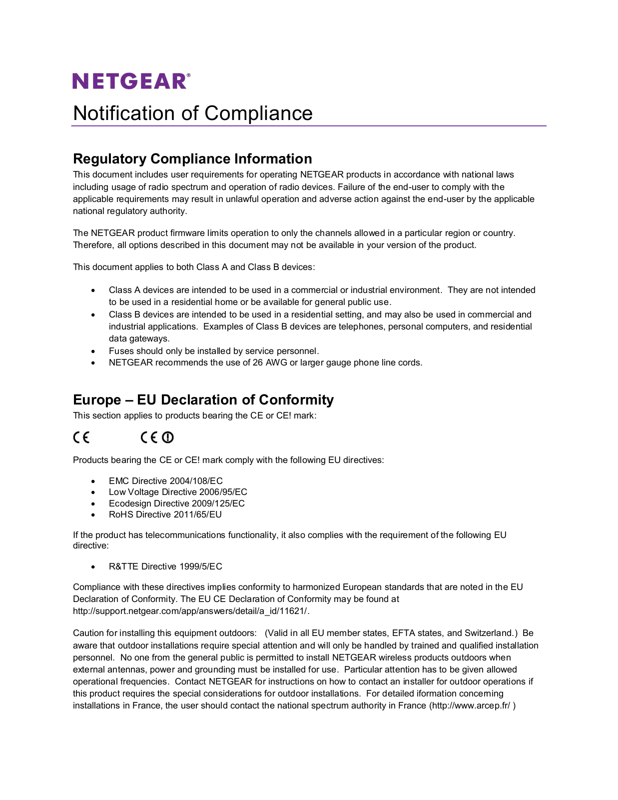 Netgear orporated 14300288 User Manual